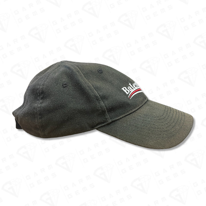 Balenciaga Embroidered Political Campaign Logo Cap