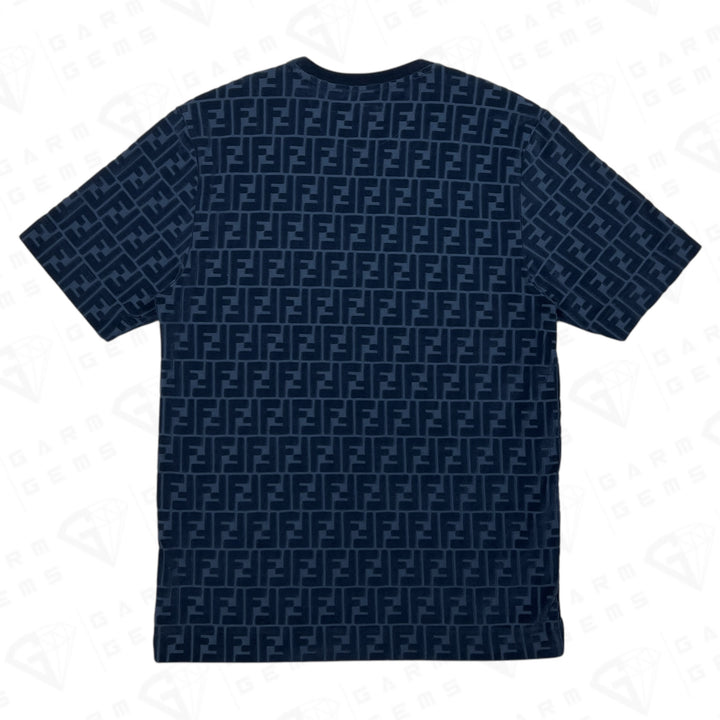 Fendi Embossed FF Textured T-Shirt
