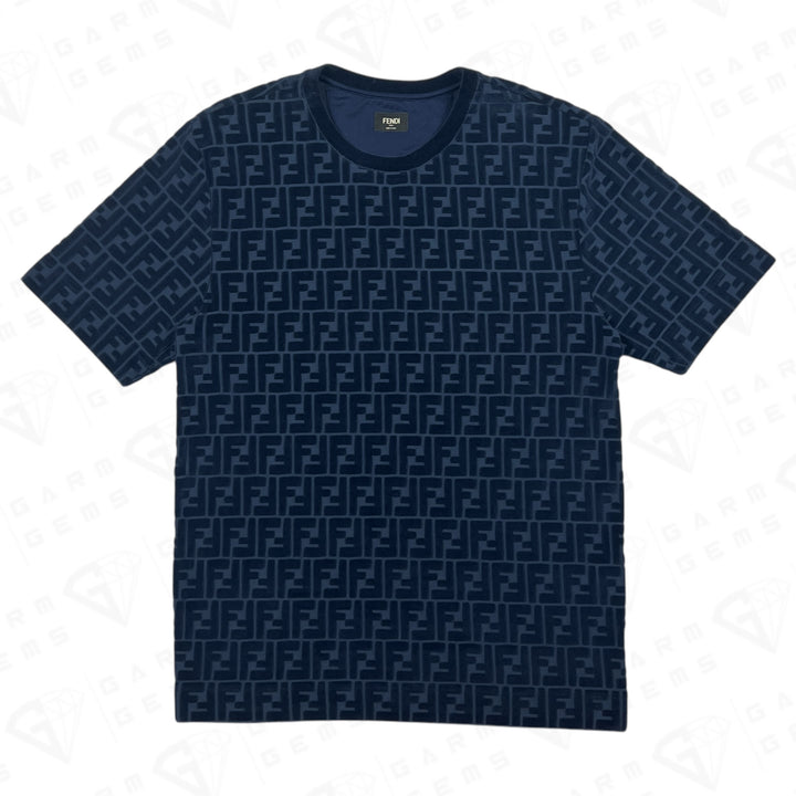 Fendi Embossed FF Textured T-Shirt