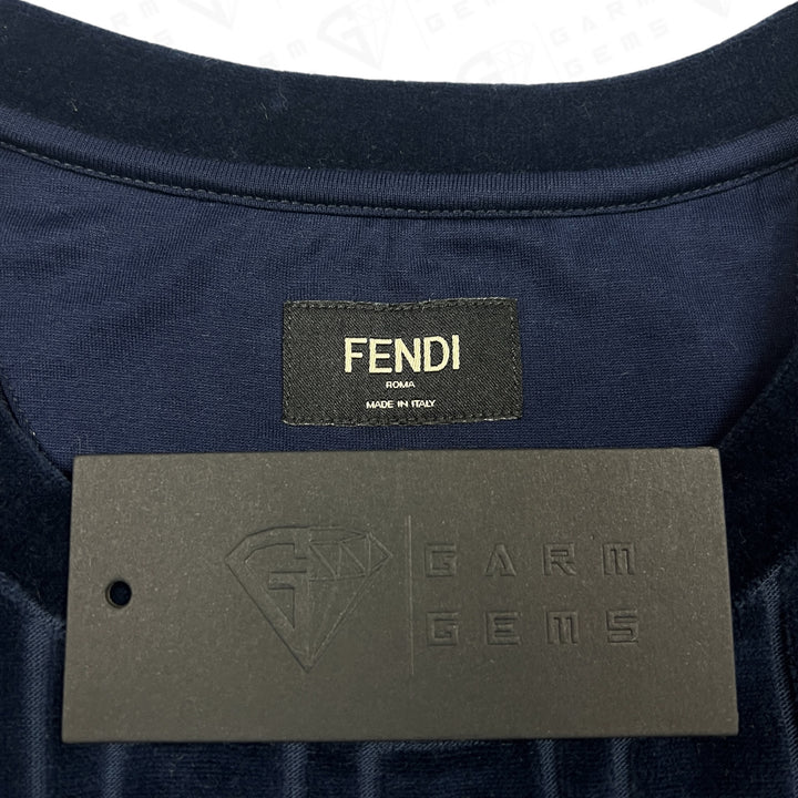 Fendi Embossed FF Textured T-Shirt