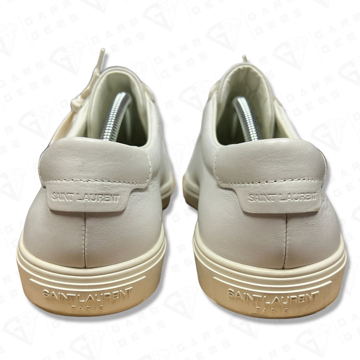 Saint Laurent Andy Leather Low Top Trainers