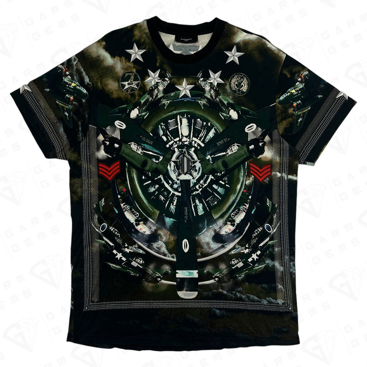 Givenchy Fighter Aircraft T-Shirt