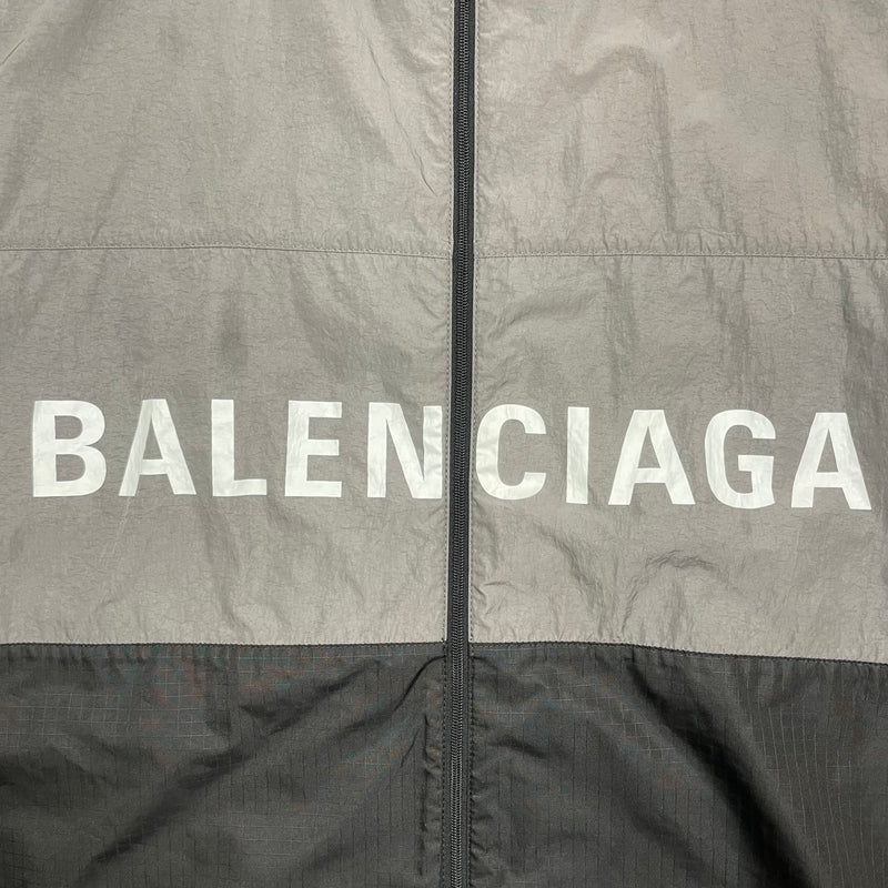 Balenciaga Nylon Tech Logo Windbreaker Jacket GarmGems