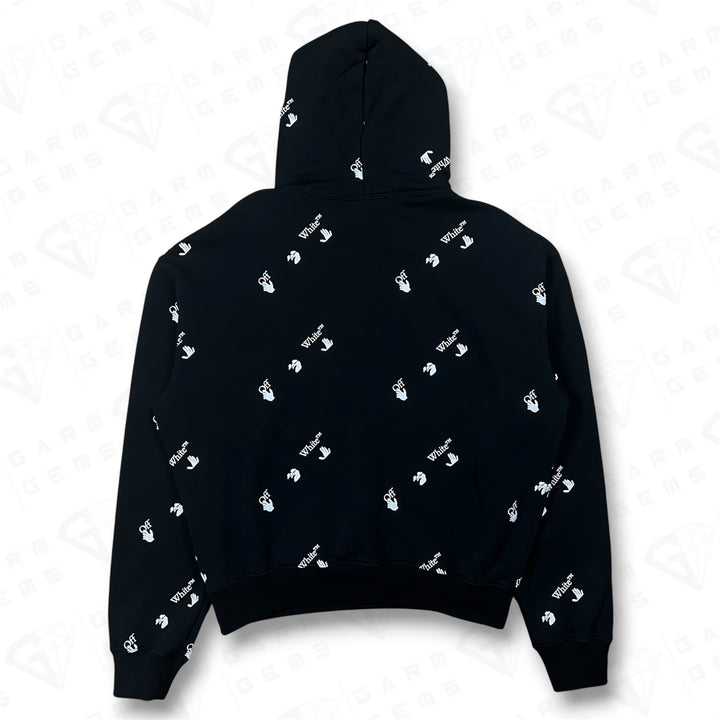 Off-White All Over Logo Hoodie