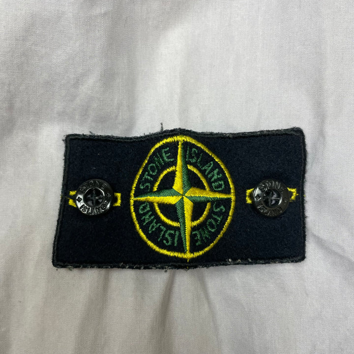 Stone Island Badge Old Effect Washed Overshirt GarmGems