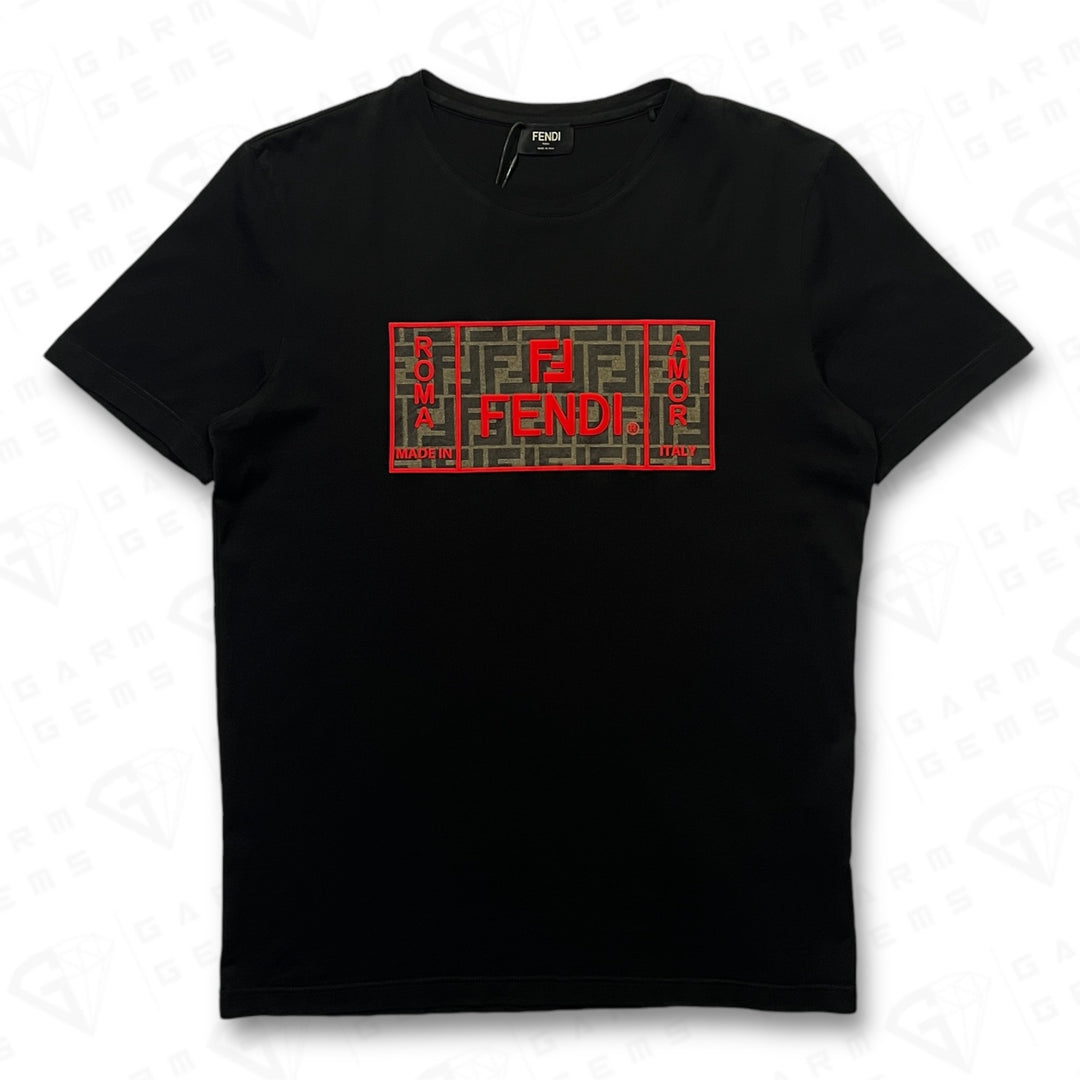 Fendi Roma Amor Motif T-Shirt