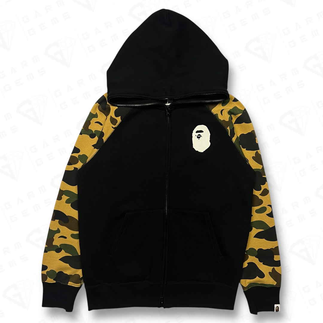 A Bathing Ape Camo Full Zip Hoodie