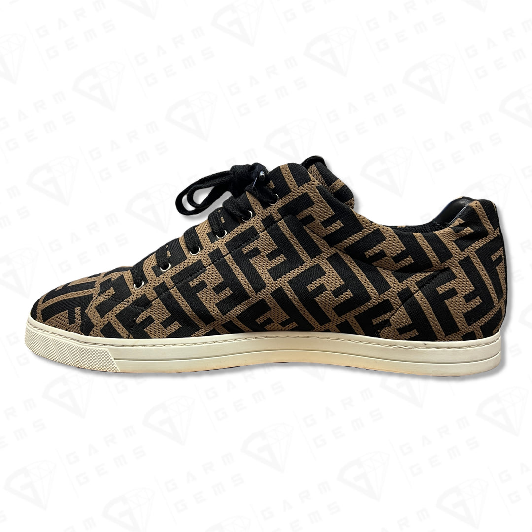 Fendi FF Motif Mesh Low Top Trainers