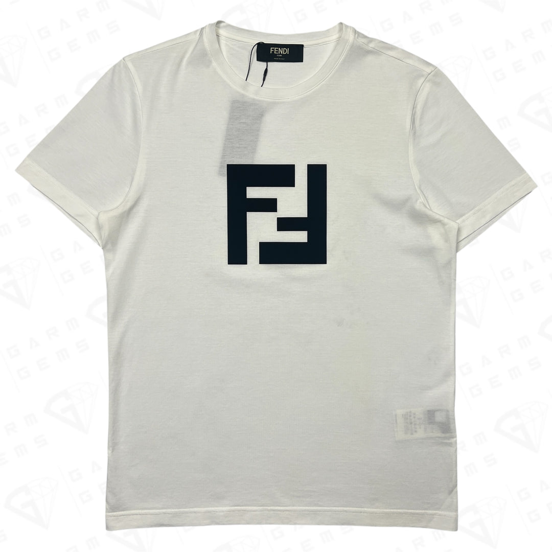 Fendi FF Rubberised Logo T-Shirt