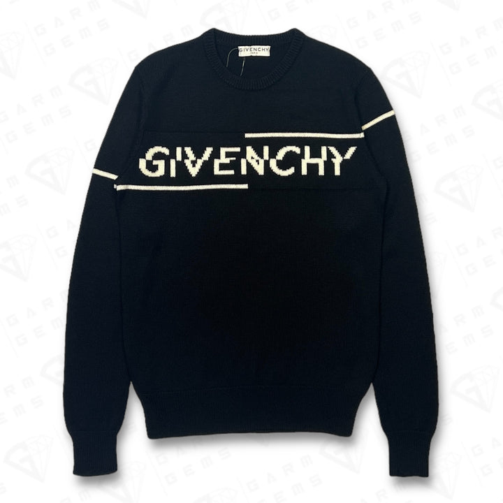 Givenchy Woven Logo Wool Jumper