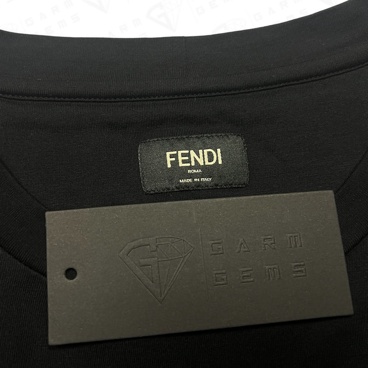Fendi Gold Bug Eyes T-Shirt