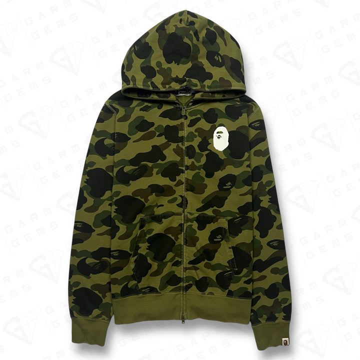 A Bathing Ape Camo Full Zip Hoodie