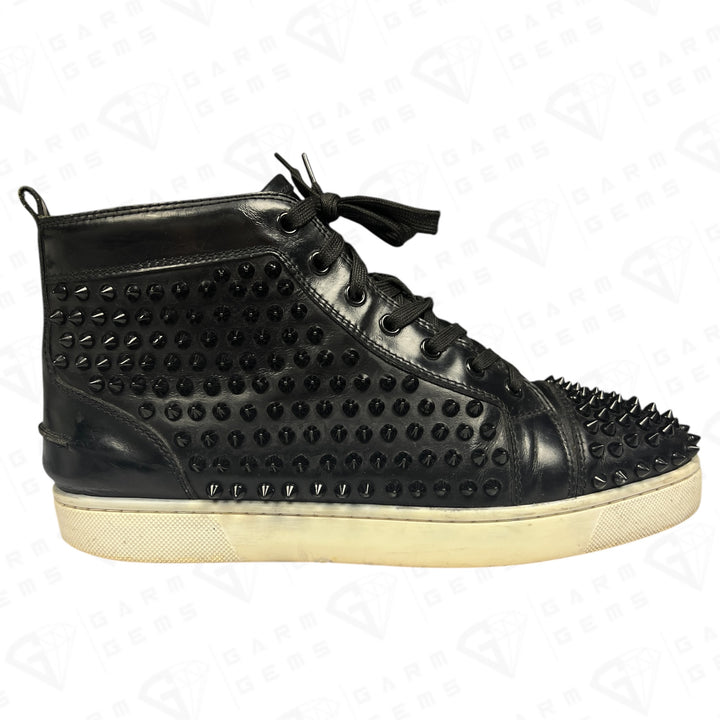 Christian Louboutin Louis Spikes High Top Trainers