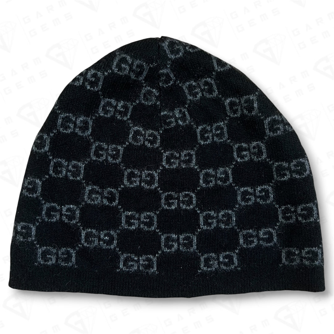 Gucci Monogram Cashmere Beanie