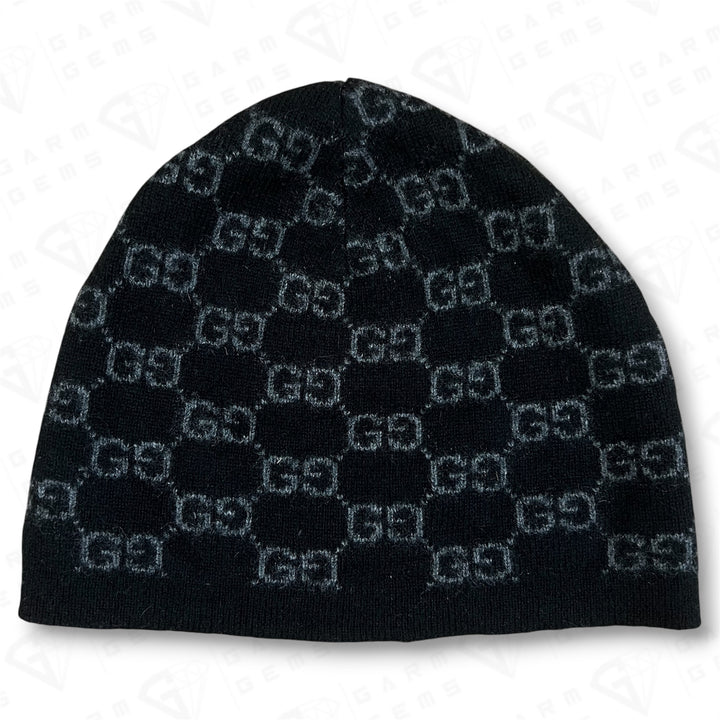 Gucci Monogram Cashmere Beanie
