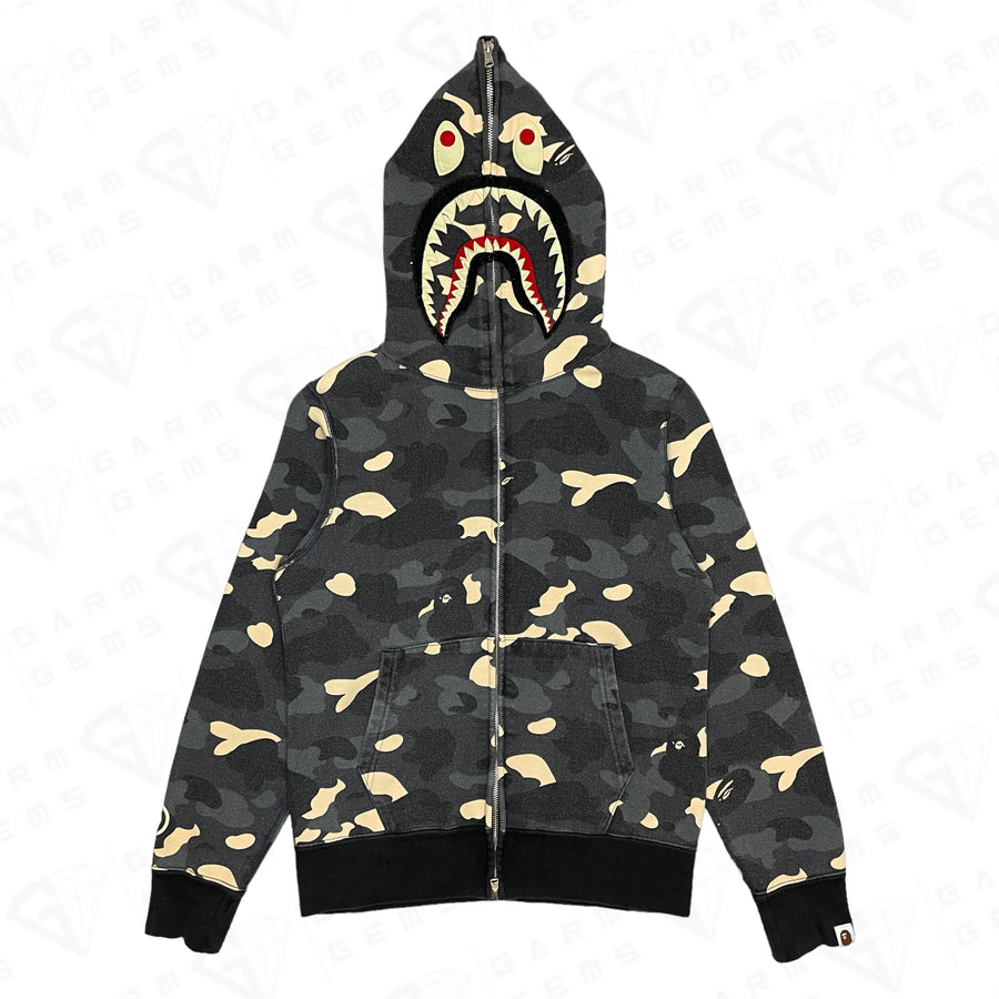 BAPE A Bathing Ape Shark Full Zip Hoodie GarmGems