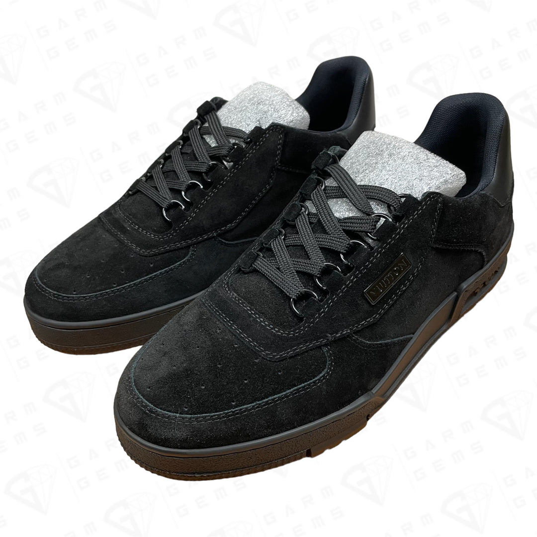 Louis Vuitton Uniform Suede Trainers GarmGems