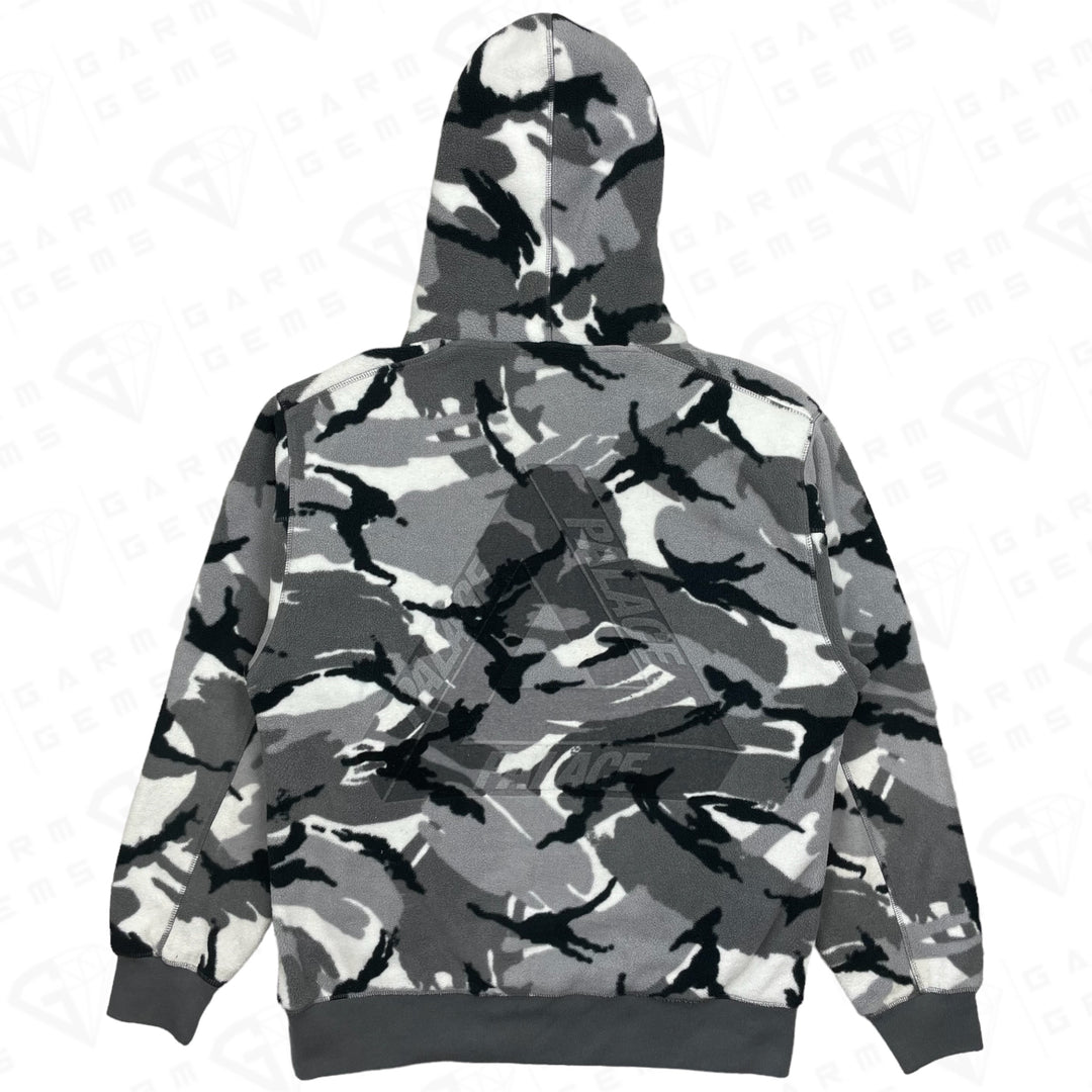 Palace Polartec Lazer Snow Camo Hoodie GarmGems