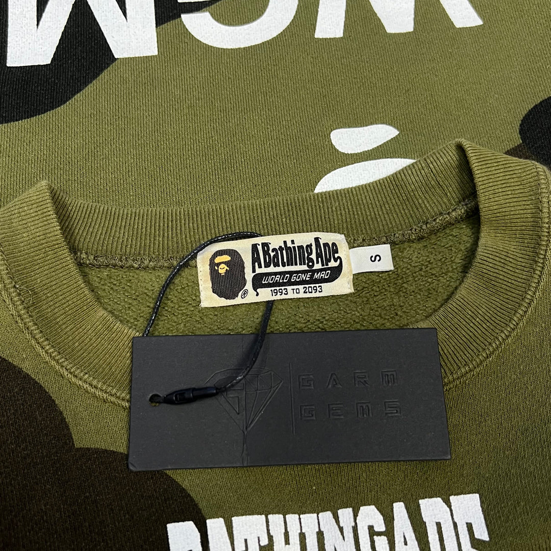 A Bathing Ape 1st Camo Ape Head Sweatshirt