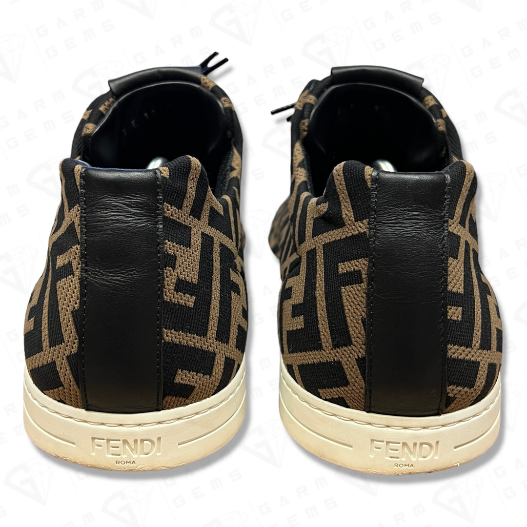 Fendi FF Motif Mesh Low Top Trainers