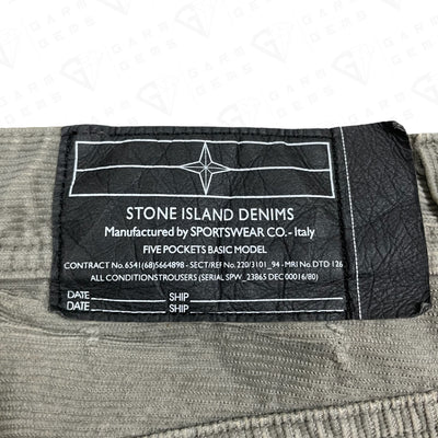 Stone Island Denims Corduroy Trousers GarmGems