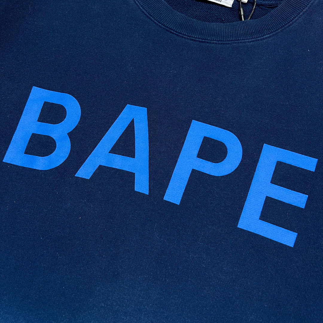 A Bathing Ape Gradation Fade Logo Sweatshirt