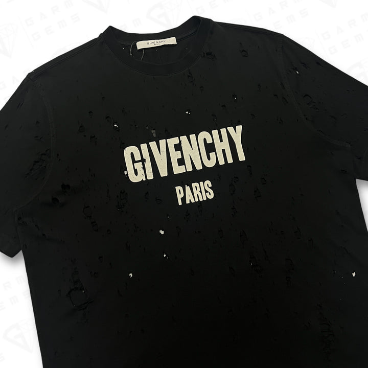 Givenchy Distressed Logo T-Shirt