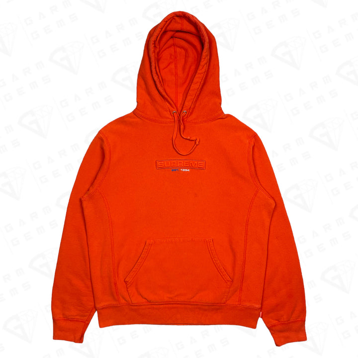 Supreme Embossed Logo Hoodie GarmGems