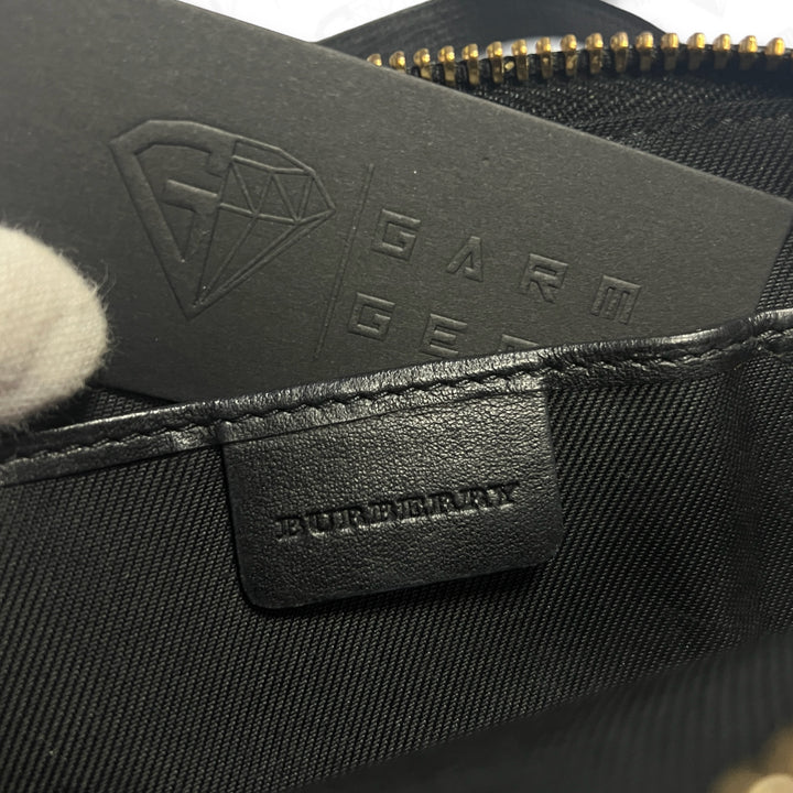 Burberry Grain Calfskin Leather Small Crossbody Bag