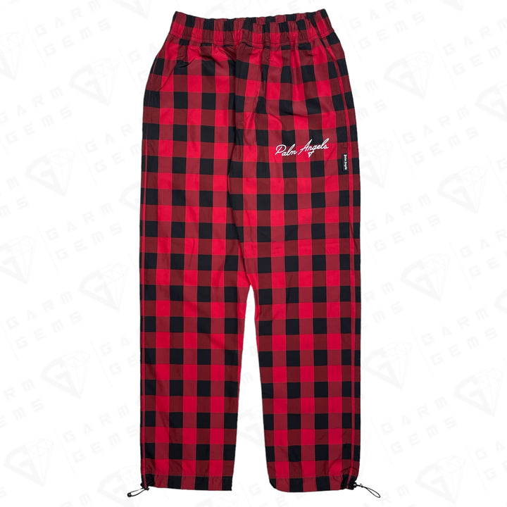 Palm Angels Buffalo Check Tech Trousers GarmGems