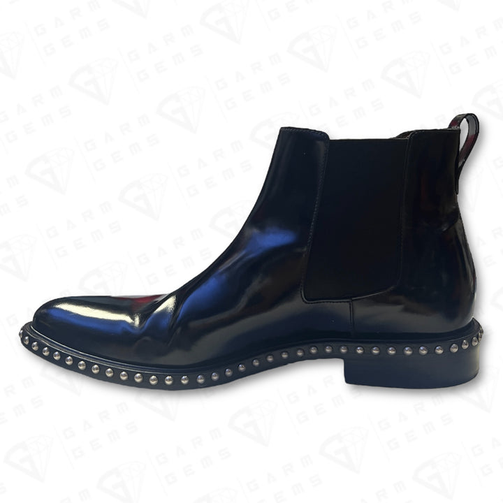 Givenchy Studded Calfskin Leather Chelsea Ankle Boots