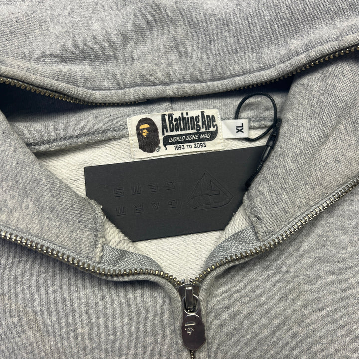 A Bathing Ape Head Studs Full Zip Hoodie