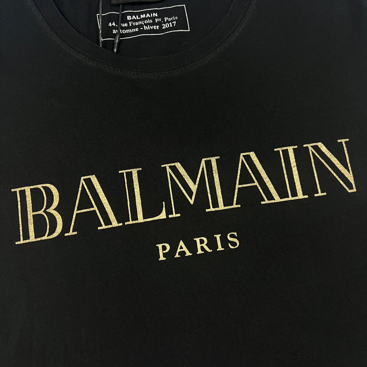 Balmain Metallic Logo T-Shirt