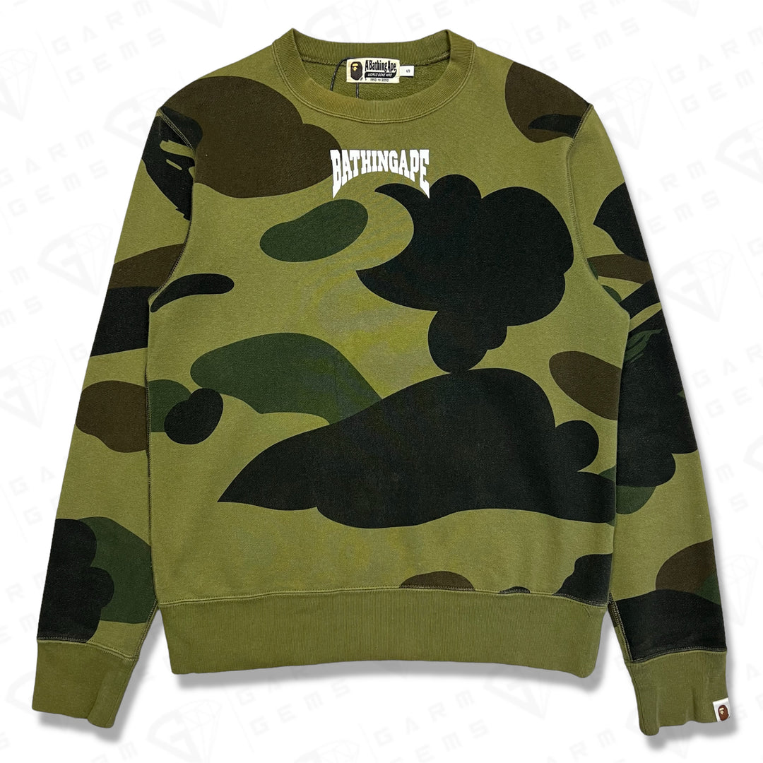 A Bathing Ape 1st Camo Ape Head Sweatshirt