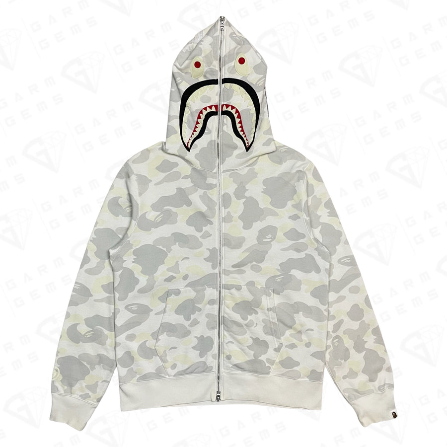 BAPE A Bathing Ape Glow in the Dark Full Zip Hoodie GarmGems