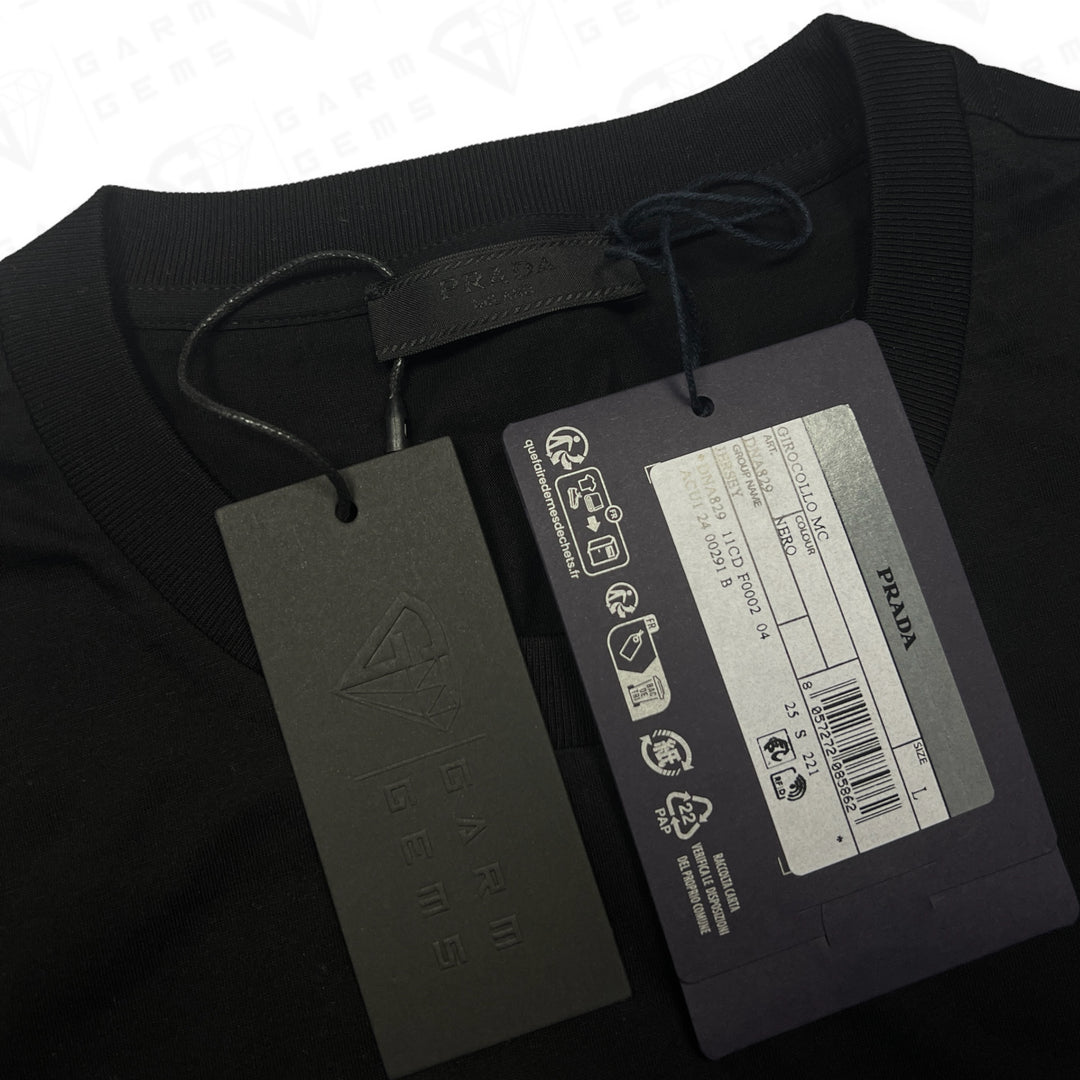 Prada Plain Cotton T-Shirt