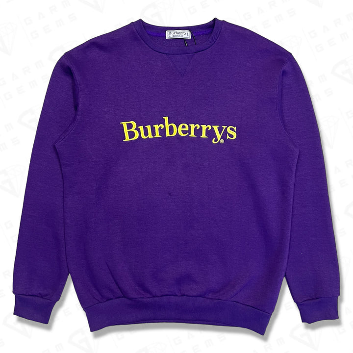 Burberrys Embroidered Sweatshirt