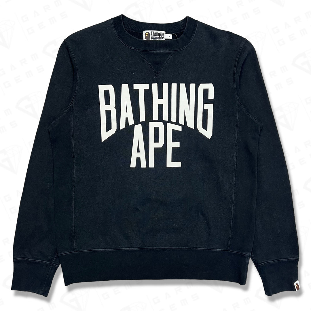 A Bathing Ape Foam Print Logo Sweatshirt