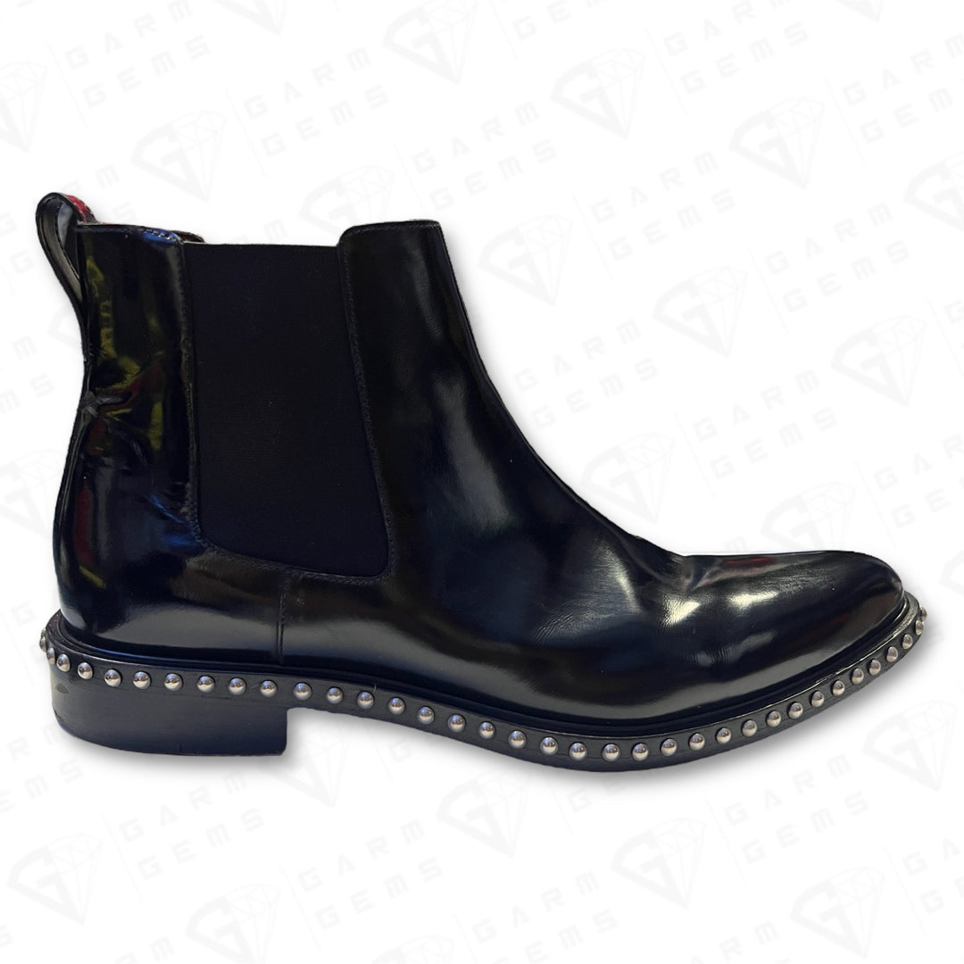 Givenchy Studded Calfskin Leather Chelsea Ankle Boots