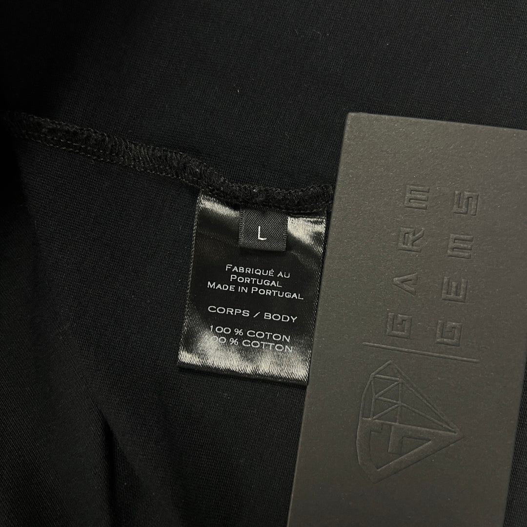Balmain Gold Metallic Logo T-Shirt