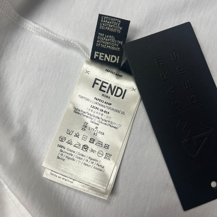 Fendi FF Rubberised Logo T-Shirt