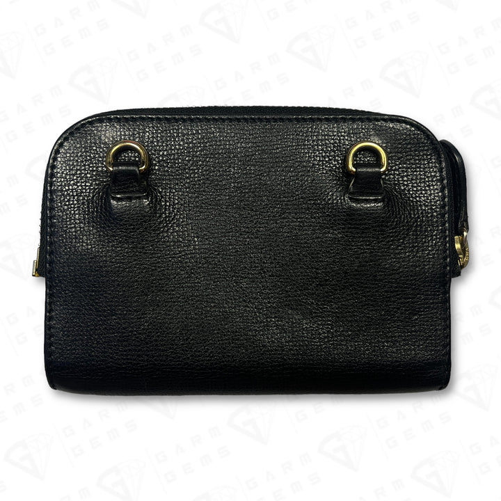 Burberry Grain Calfskin Leather Small Crossbody Bag