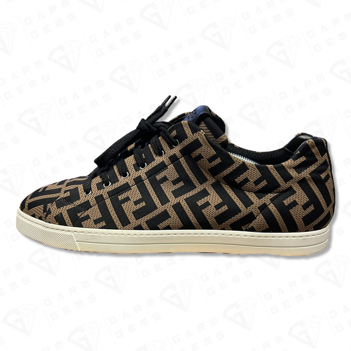 Fendi FF Motif Mesh Low Top Trainers