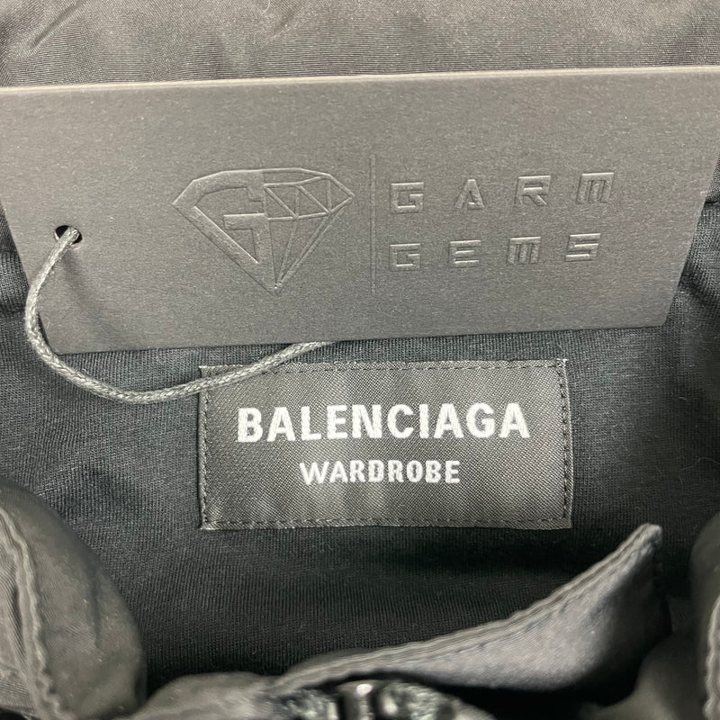 Balenciaga Logo Oversized Windbreaker Jacket GarmGems