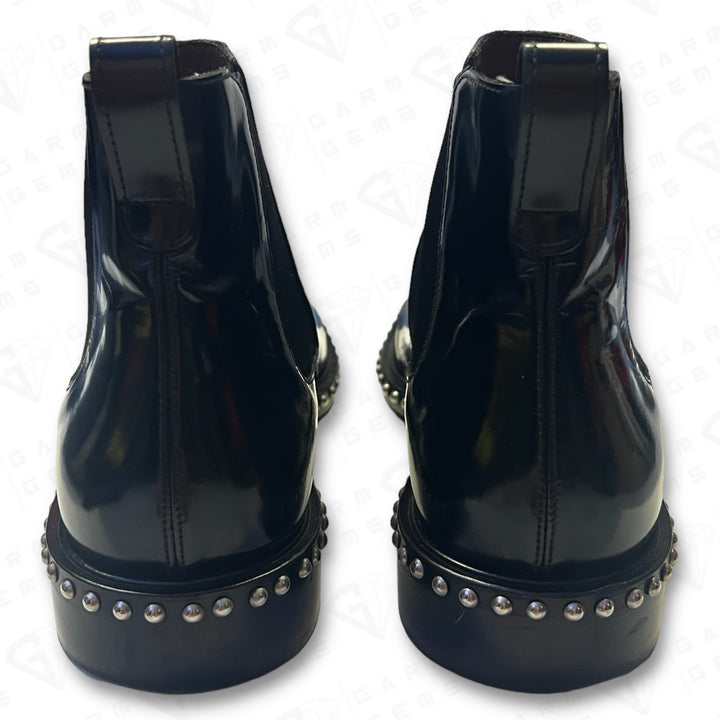 Givenchy Studded Calfskin Leather Chelsea Ankle Boots