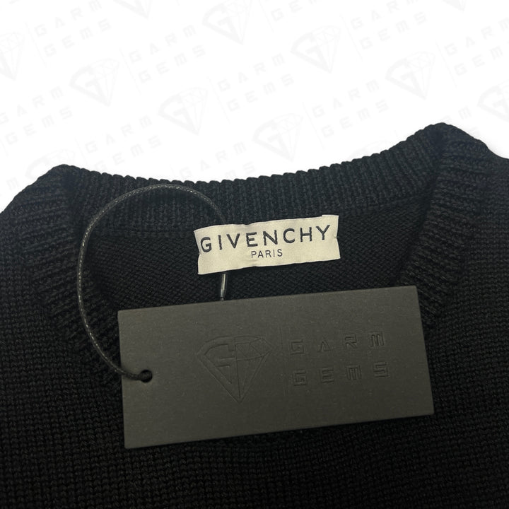 Givenchy Woven Logo Wool Jumper