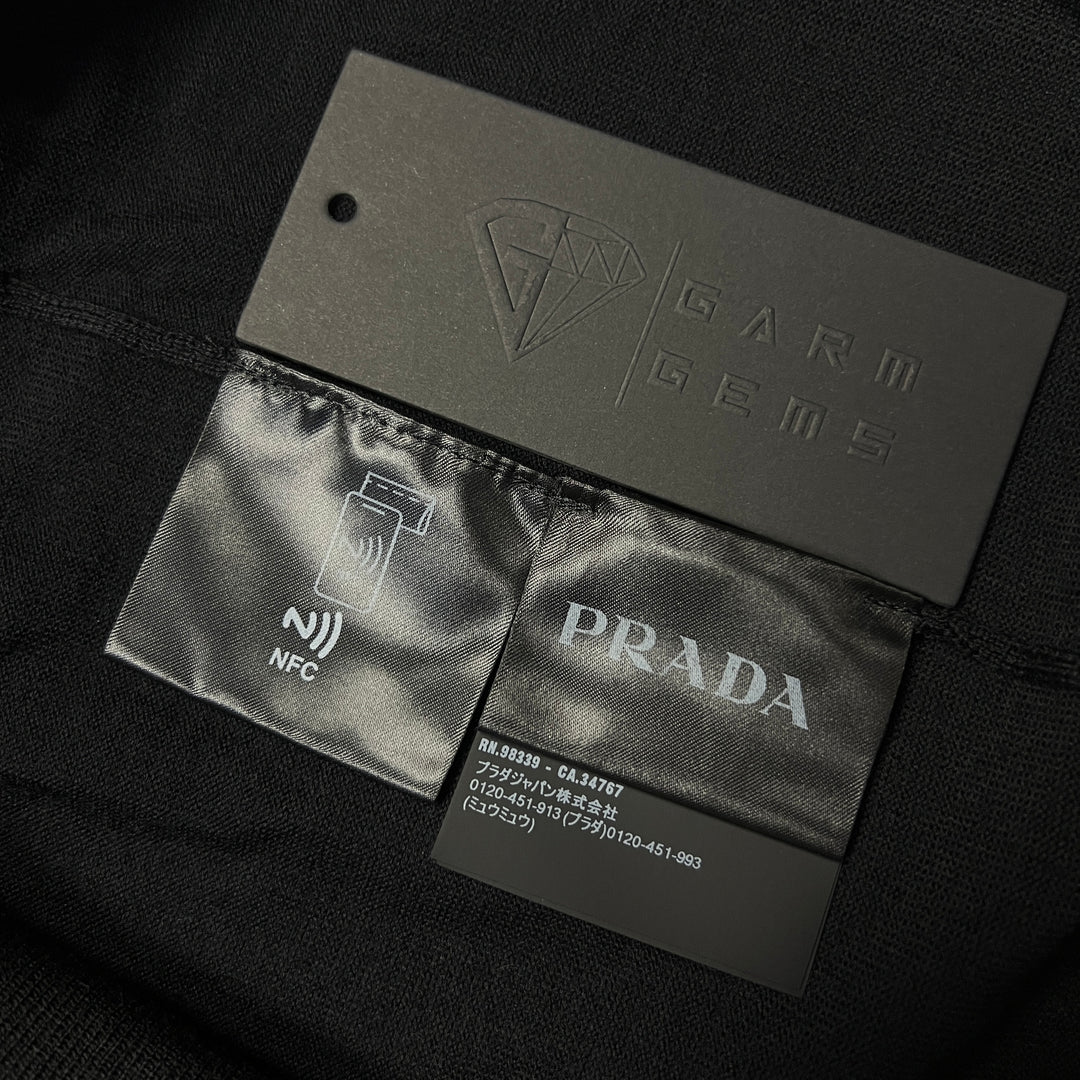 Prada Plain Wool Knit T-Shirt