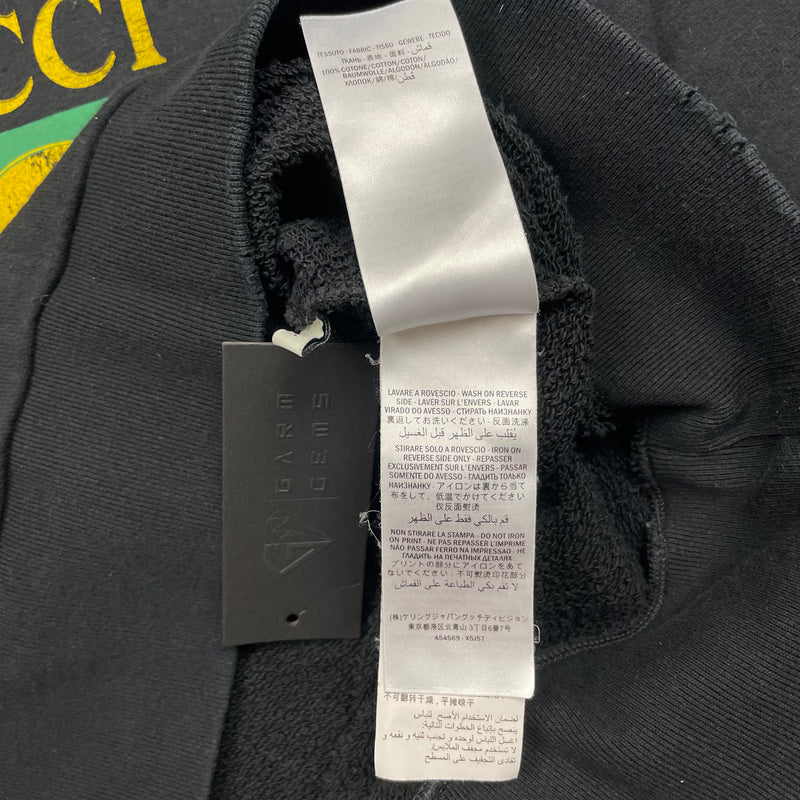 Gucci Distressed-effect Logo Print Cotton Sweatshirt GarmGems
