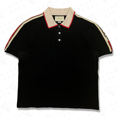 Gucci Ribbon Logo Polo Shirt
