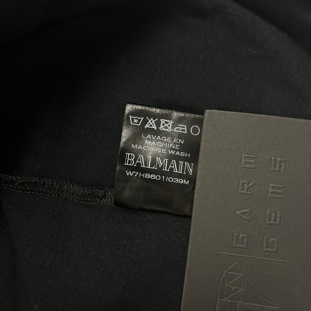 Balmain Metallic Logo T-Shirt